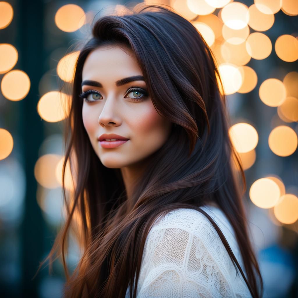 Portrait of the Most Beautiful Girl