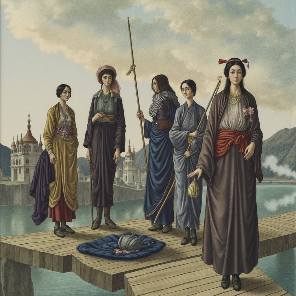 Futuristic Japanese Shamans in the New World