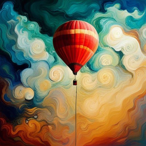 Abstract Art: Saying Goodbye in Complementary Colors