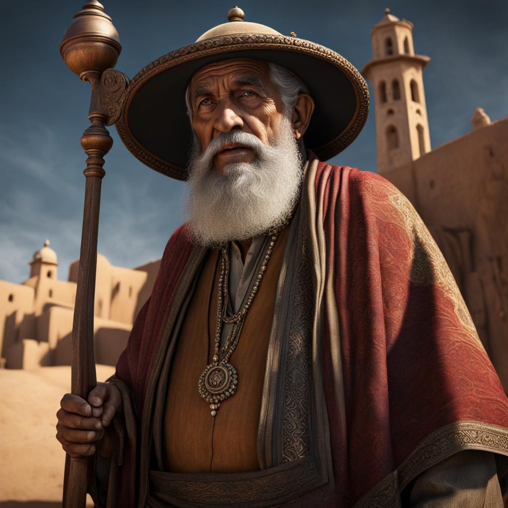 Ultra-Detailed Photorealistic Portrait of Moroccan Man