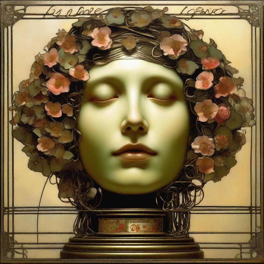 Agape Love Dispenser in Art Nouveau Style