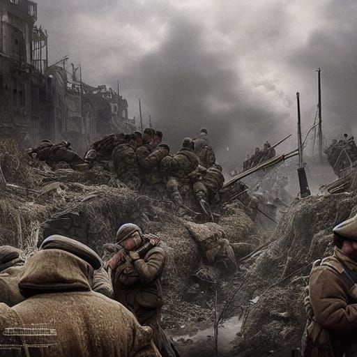 Epic Digital Painting: End of Russia-Ukraine War