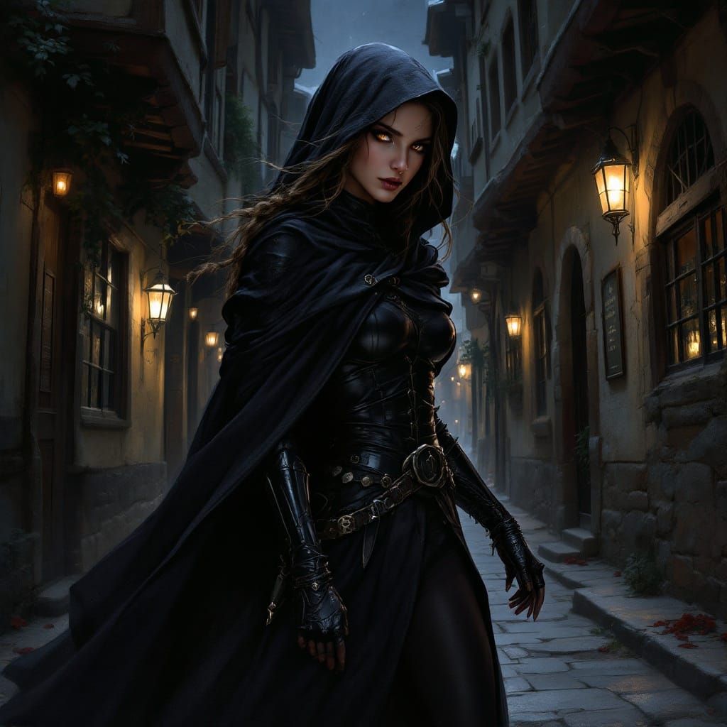 Cyberpunk Spy Emerges from Shadows