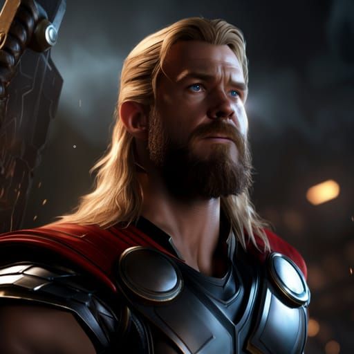 AI Image of Thor, Norse God