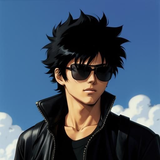 Boy wearing a sunglasses.2