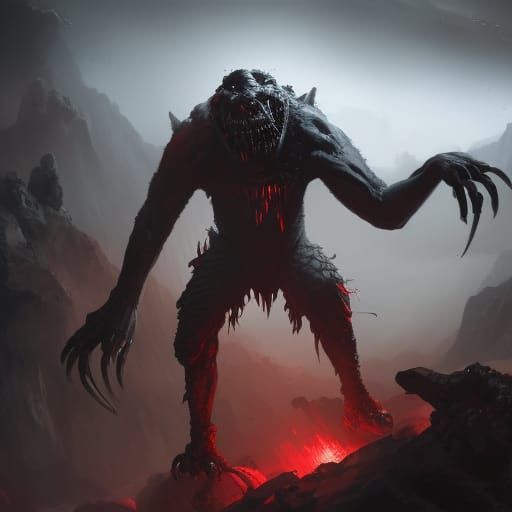 WWII Soldier's Monstrous Transformation: Fantasy Art