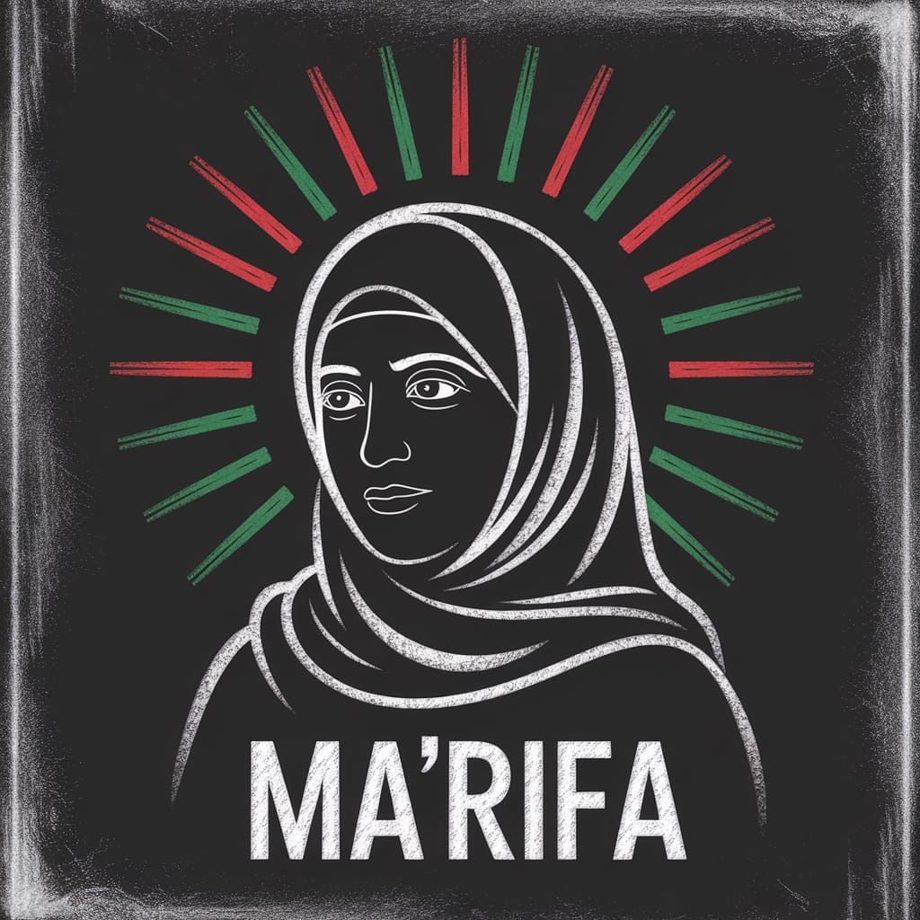 Ma'rifa: Palestinian Woman Embodies Knowledge in Chalk Art