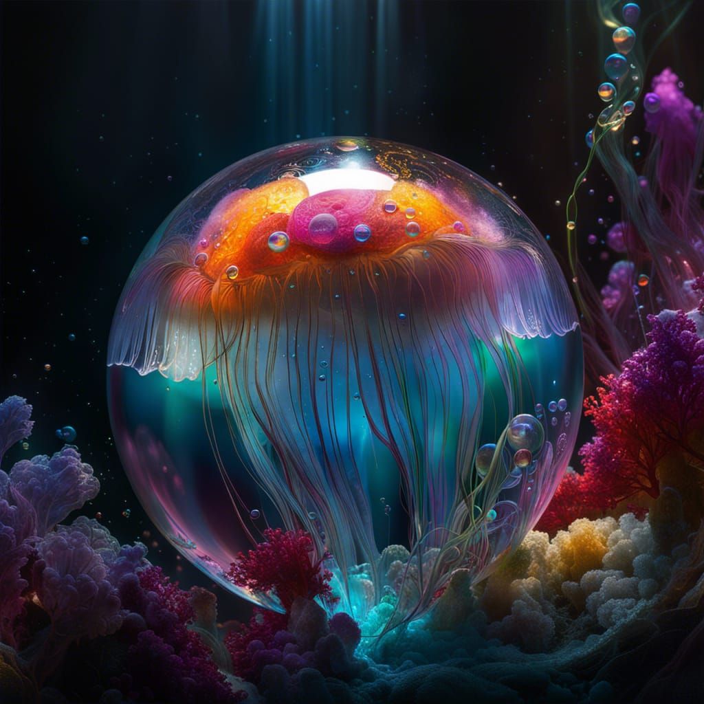 The Luminous Jellyfish in the Glass Orb