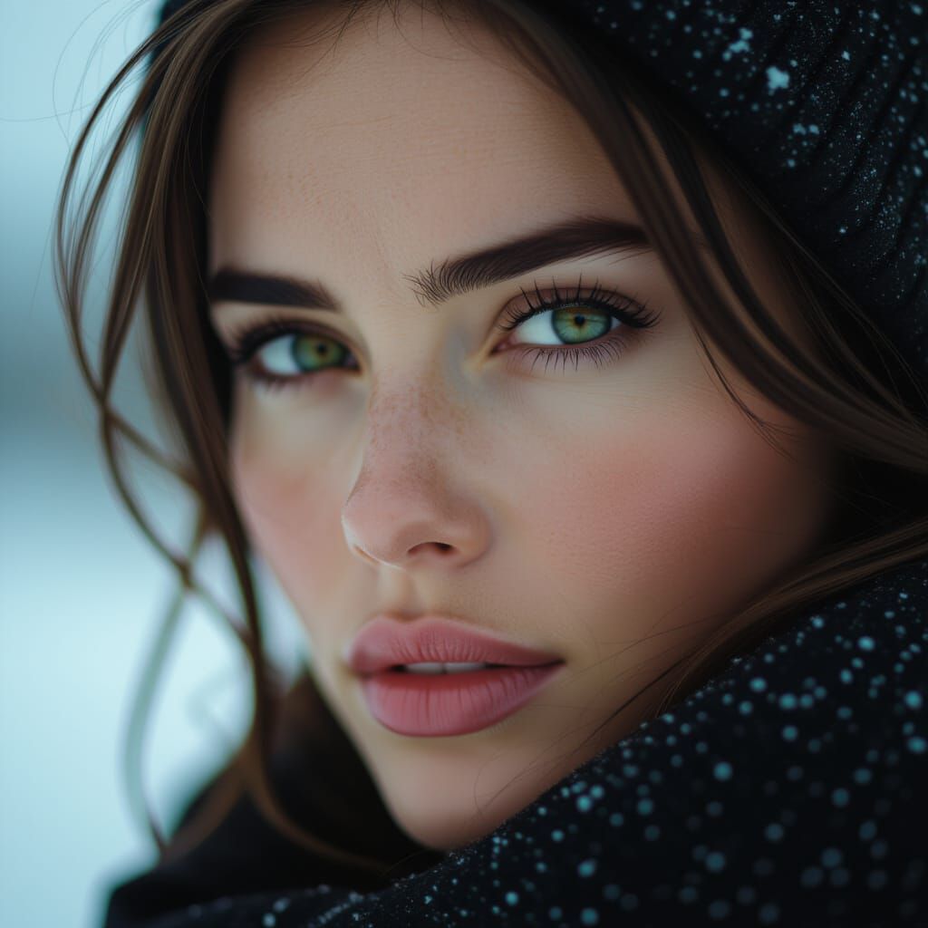 Masterpiece Cinematic Film Still in Dramatic Black