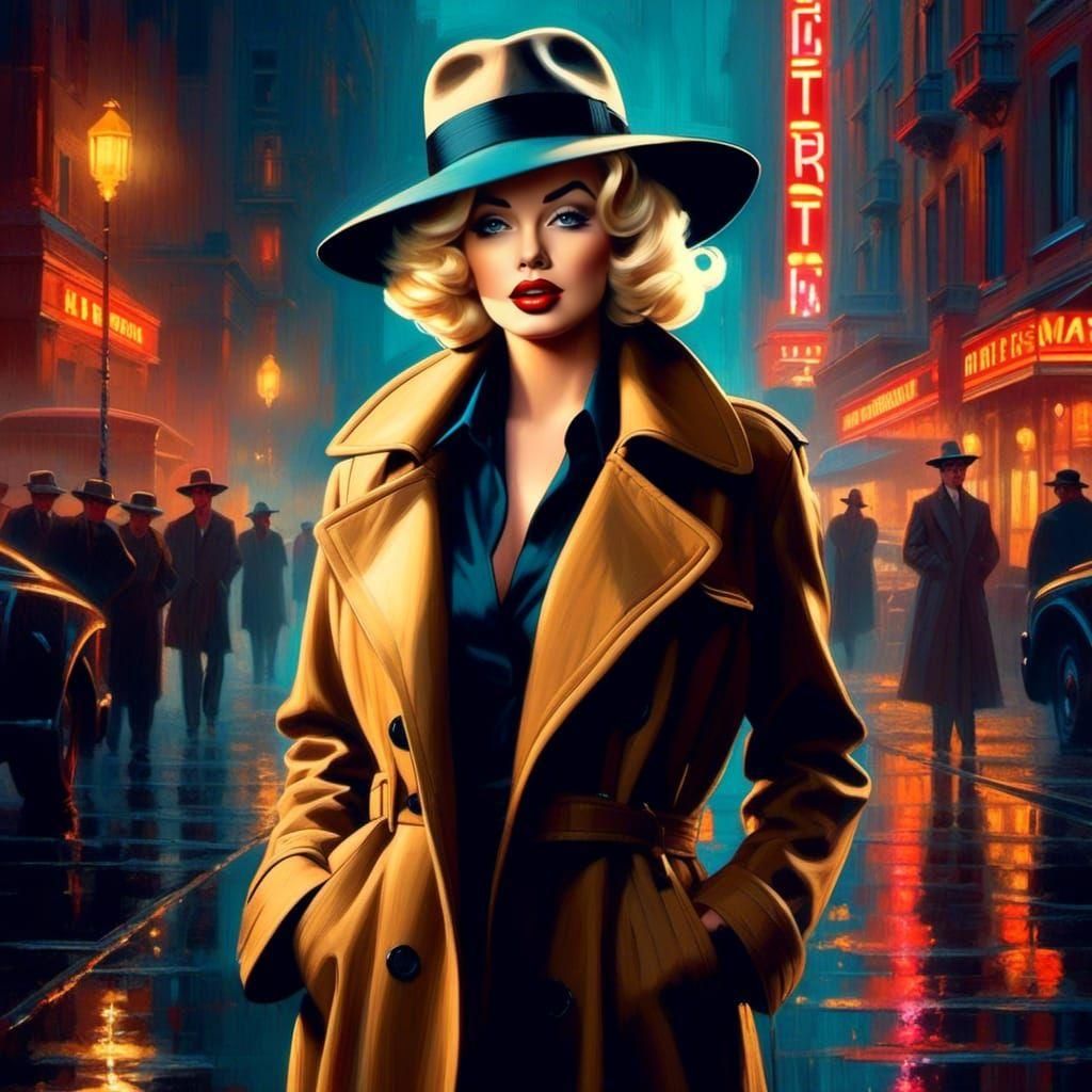 Marilyn Monroe as Neo-Noir Detective