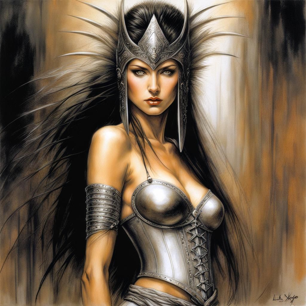 Fantasy Portrait in Luis Royo Style