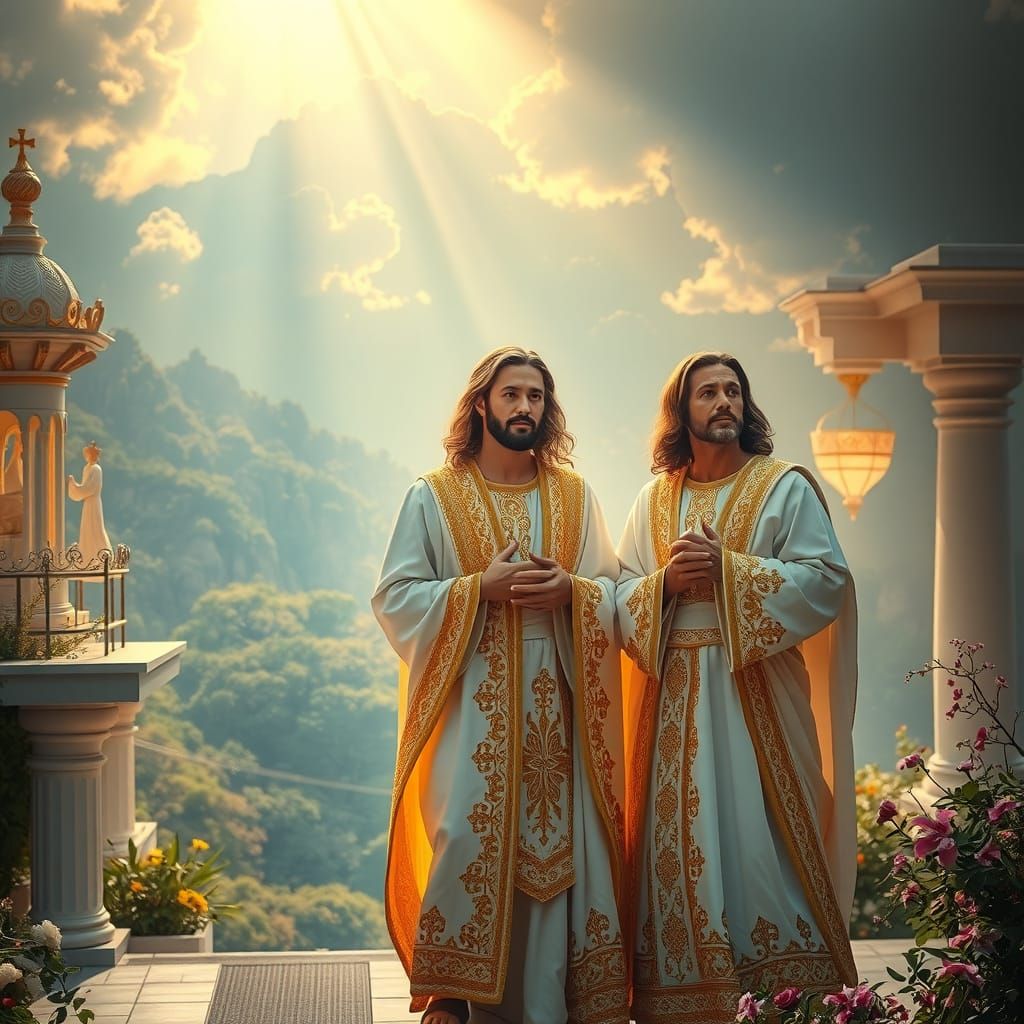 Divine Realm in Resplendent Glory