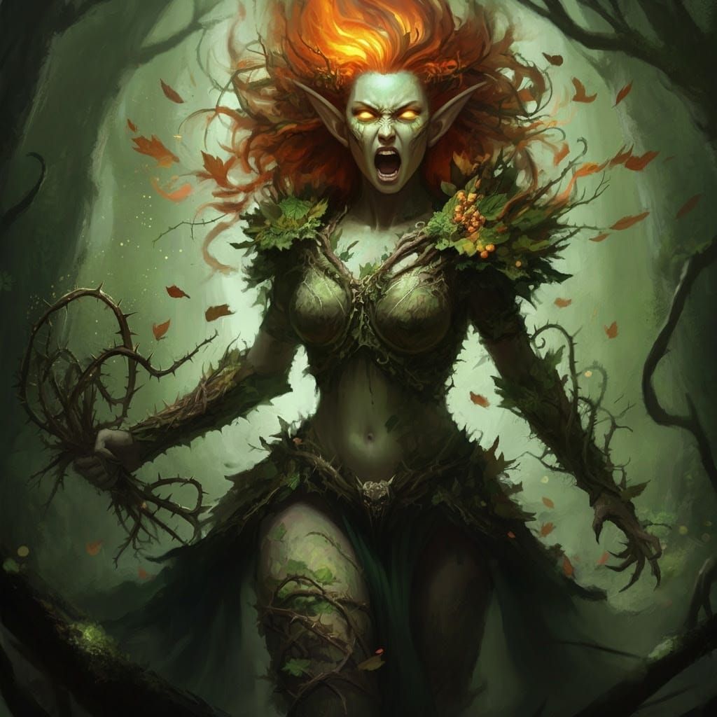 Ethereal Elf Berserker Unleashes Primal Fury in the Ancient ...