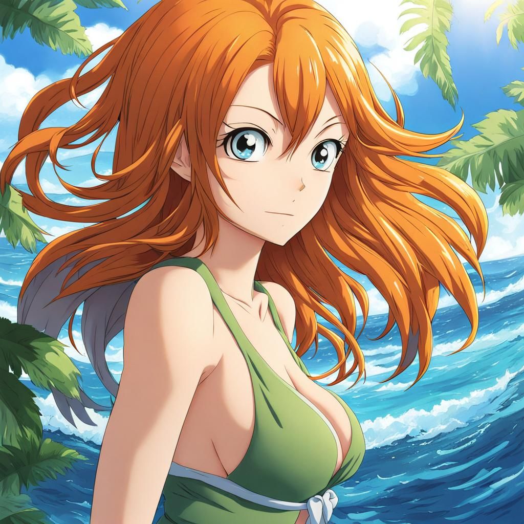 Anime Girl in Manga Style Key Visual