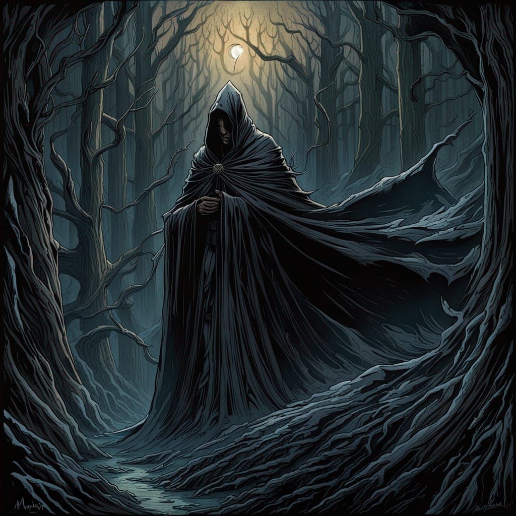 High Gothic Nazgul in Dark Angmar Landscape