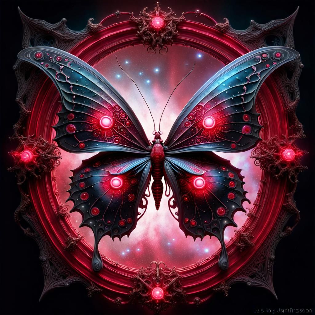 Ruby Butterfly