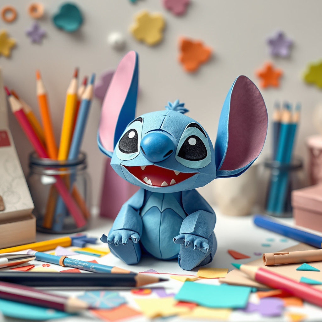 Origami Stitch in Stationery Dreamscape