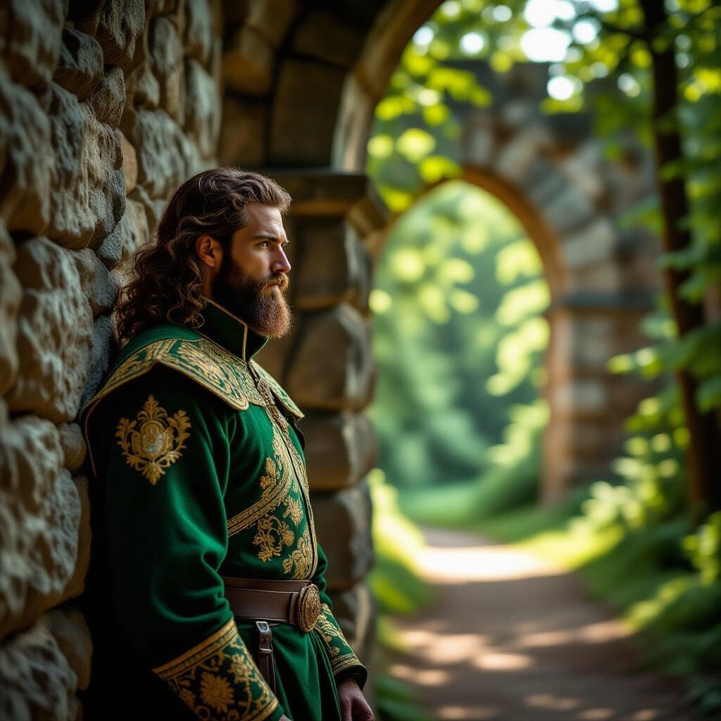Guarding the Archway: Medieval Tapestry Meets Film Photograp...