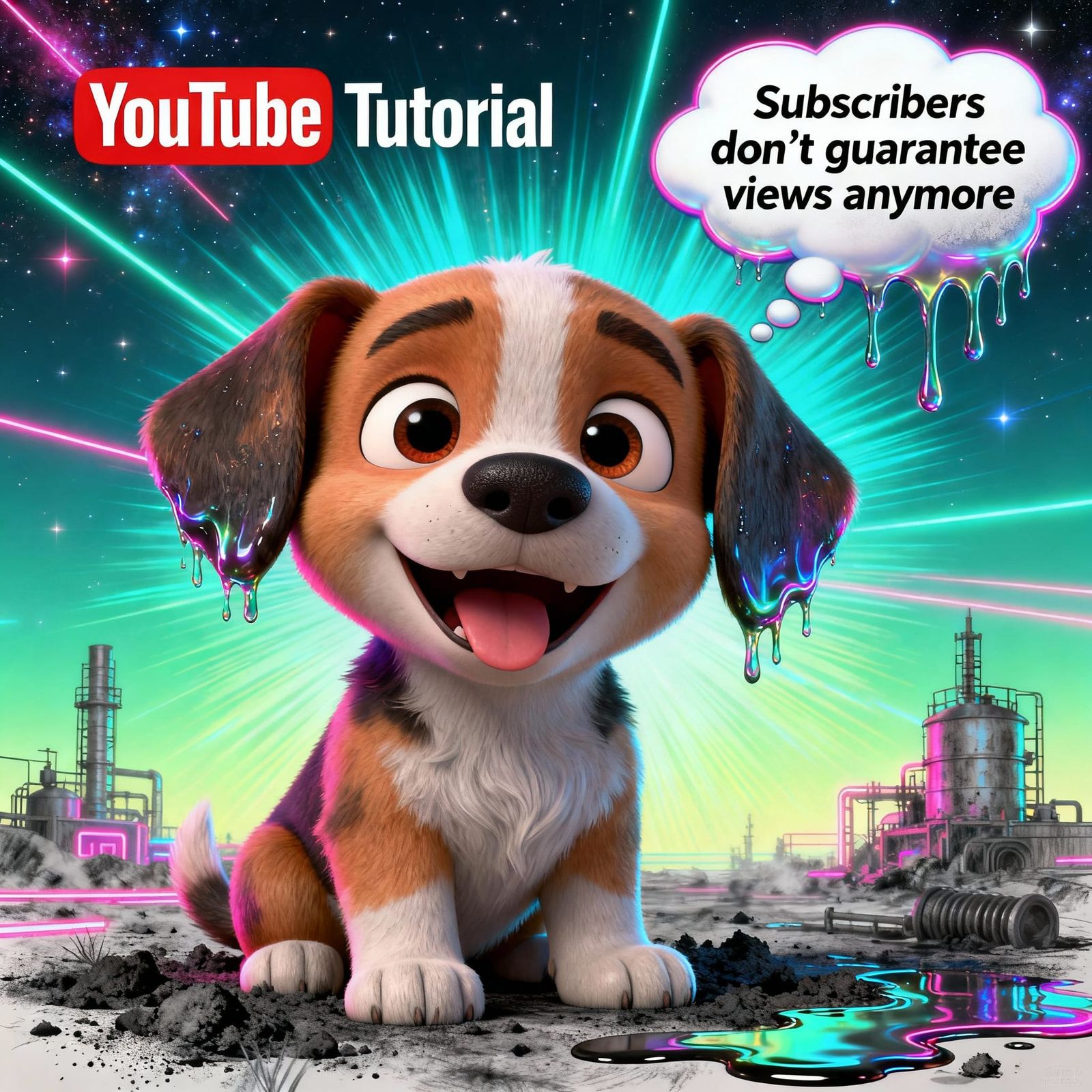 Lost Puppy YouTube Tutorial in Moody HDR Style