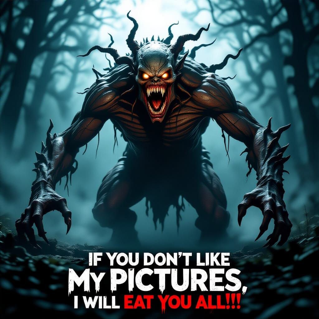 ULTRA-DETAILED 4K CINEMATIC HORROR TRAILER POSTER OF THE MOS...