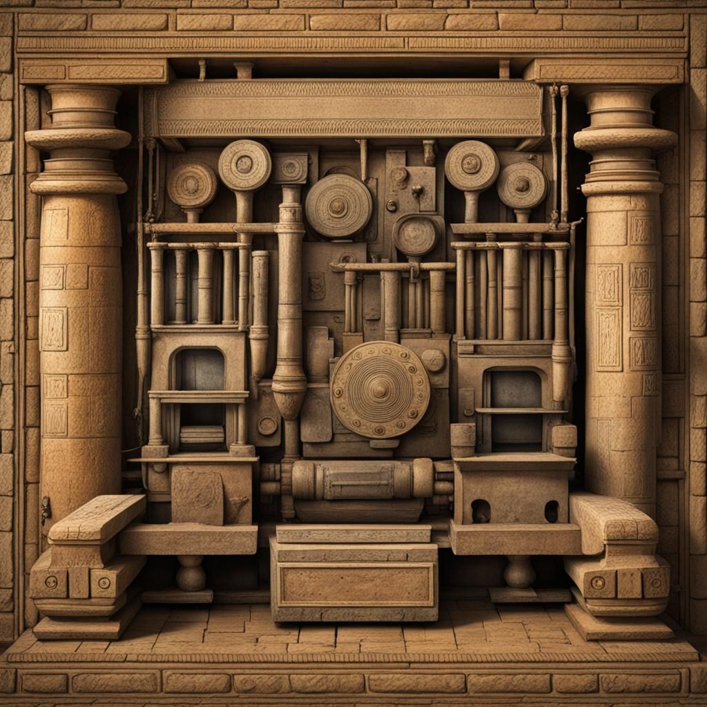 Abstract Visualization of Ancient Technology