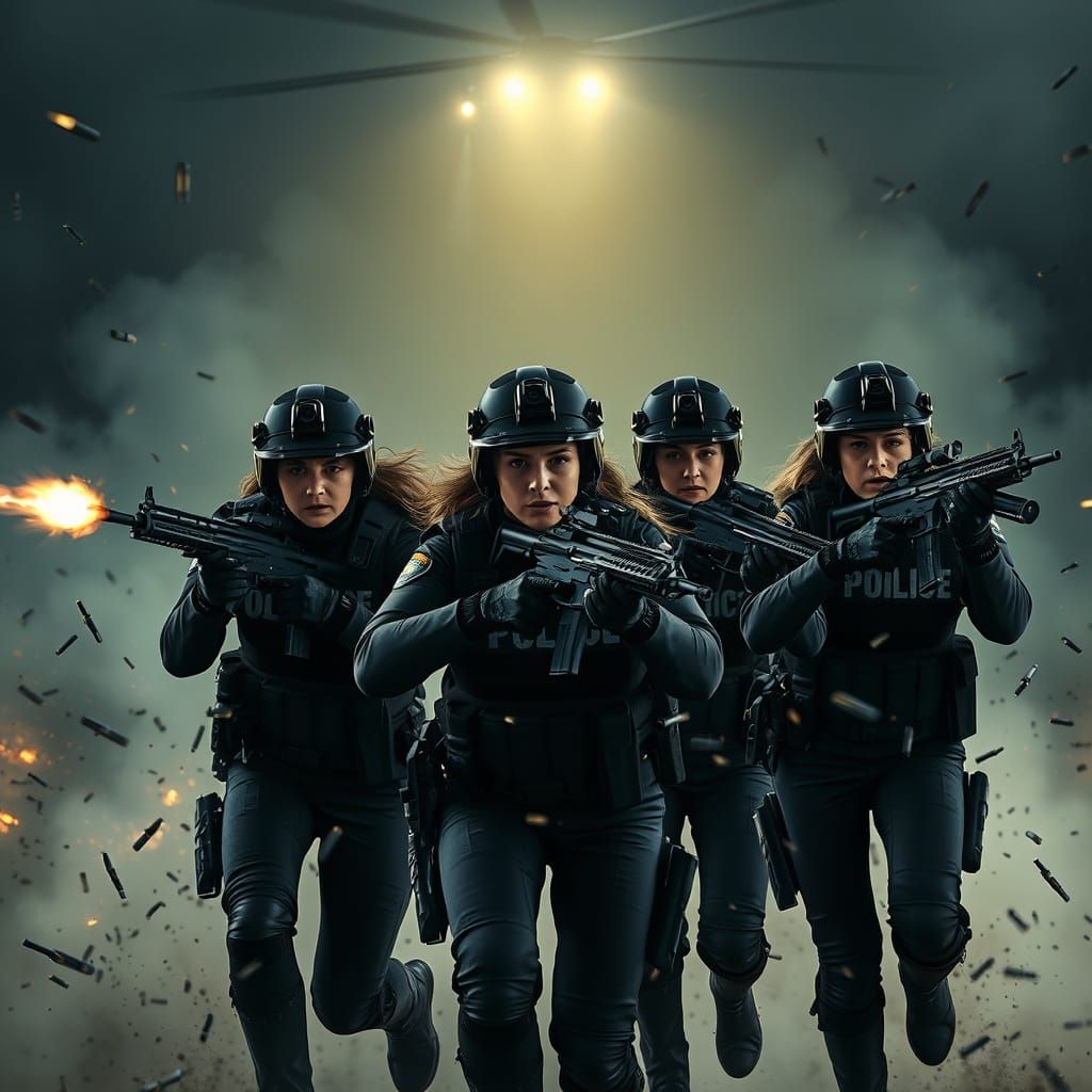 Gritty Police Officers Battle Against Overwhelming Odds in a...