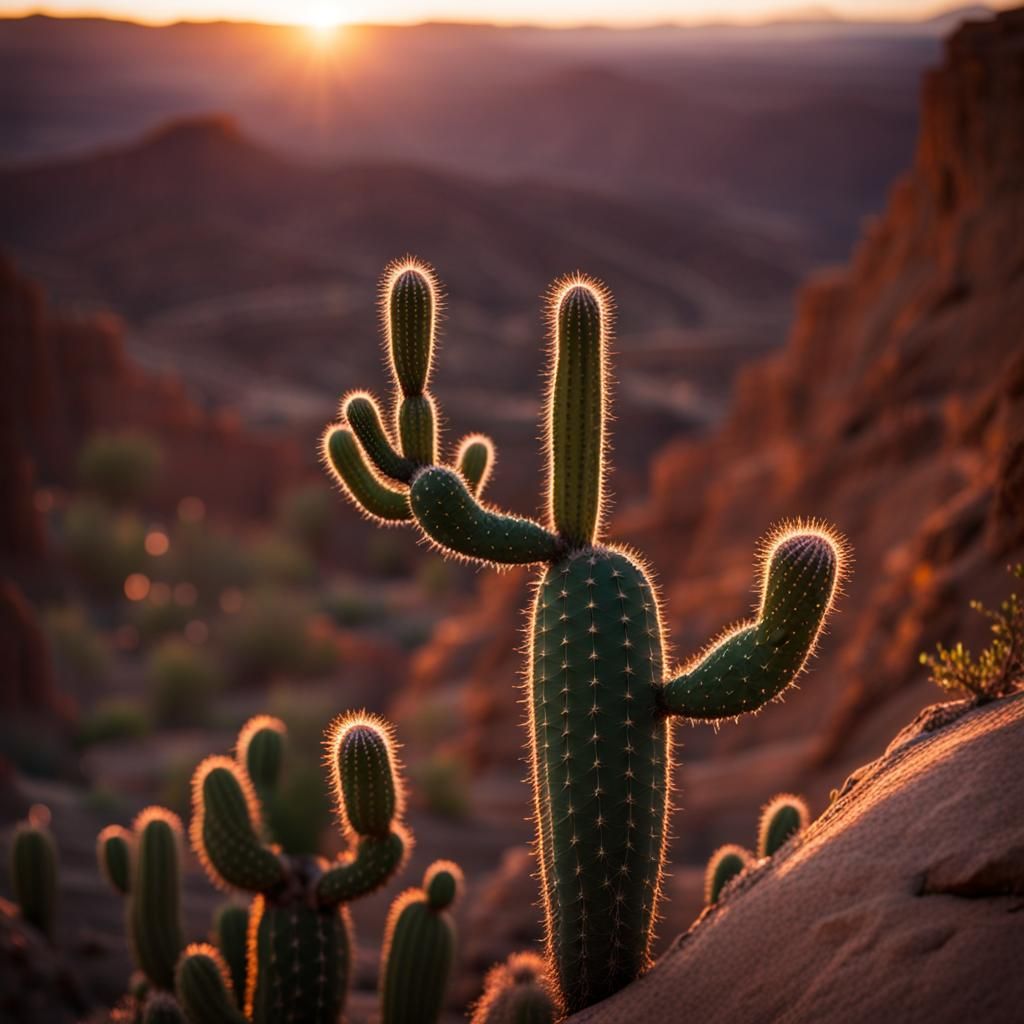 Desert Canyon Sunset: Professional Photography