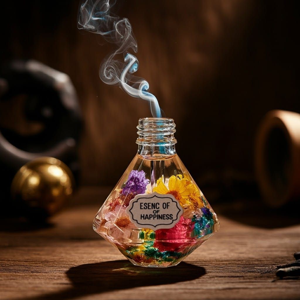 Diamond Dropper with Floral Essence and Colored Smoke