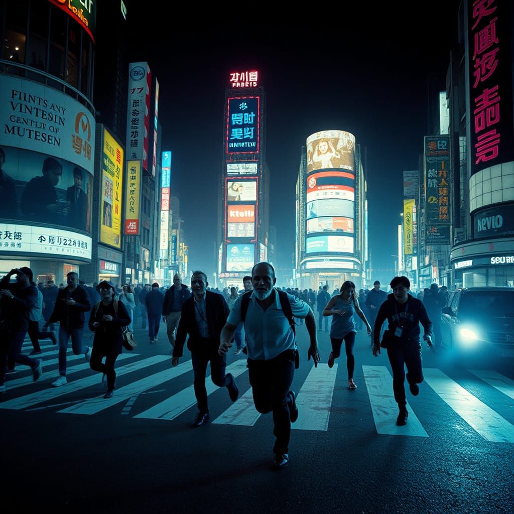 Tokyo Apocalypse: Rage-Filled Zombies Flood Shibuya Crossing