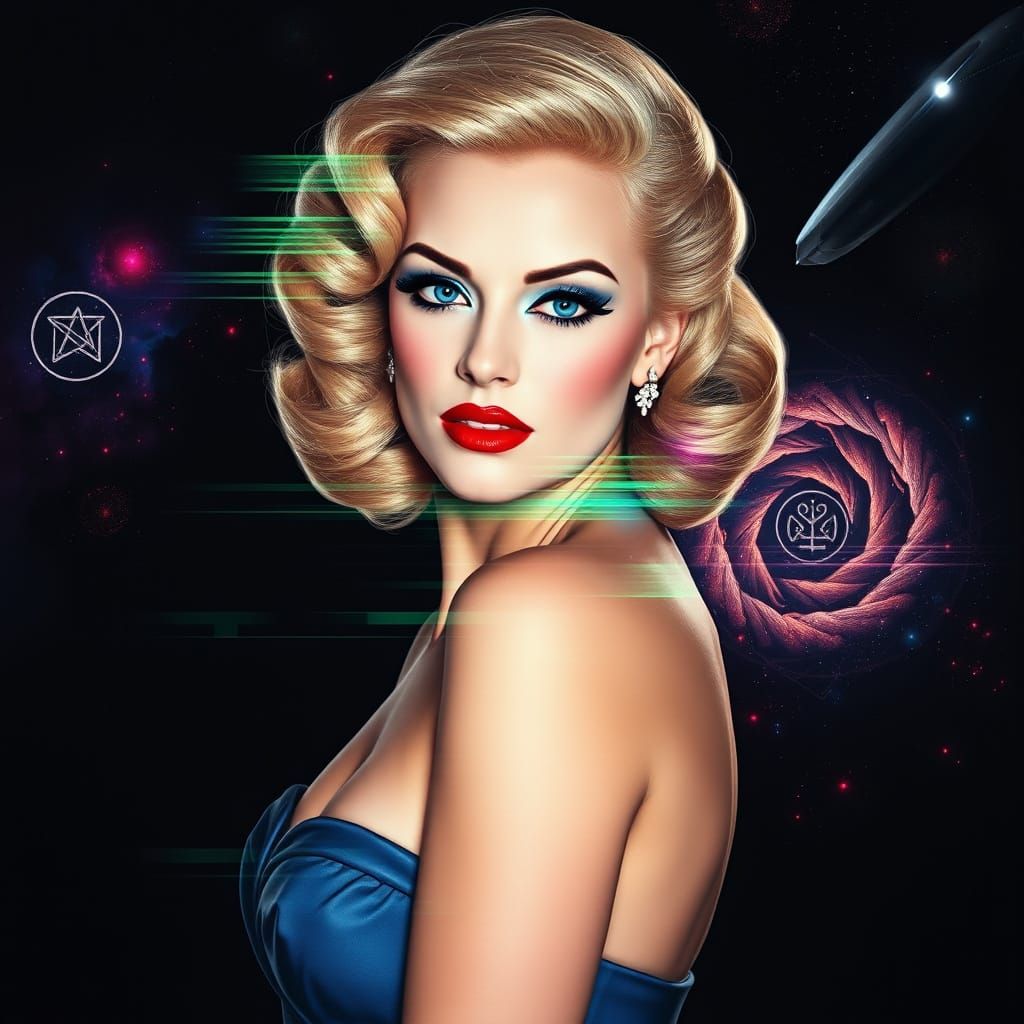 Glamorous Starlet Unveils Dark, Alien Presence