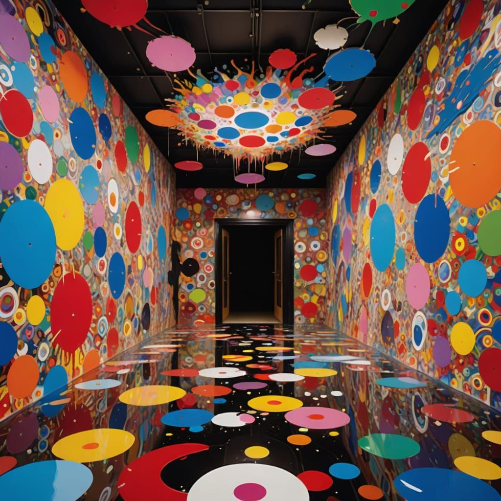 Hyperrealist Masterpiece of Vibrant Abstraction