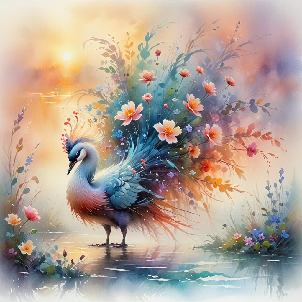 Whimsical bird