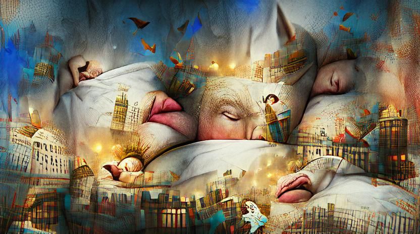 Mixed Media Digital Illustration, HD Stock Photo