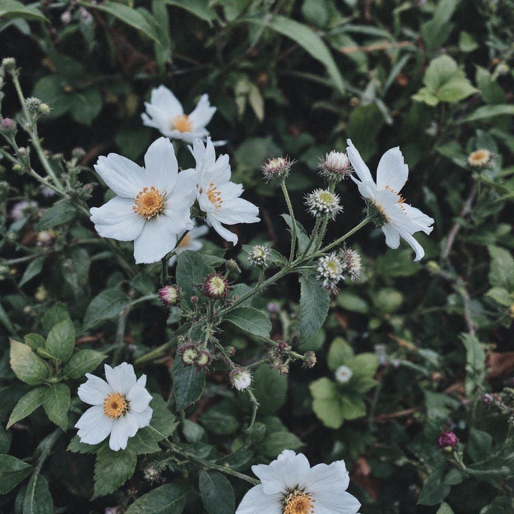 Floral Emojis Conveying Positive Emotions