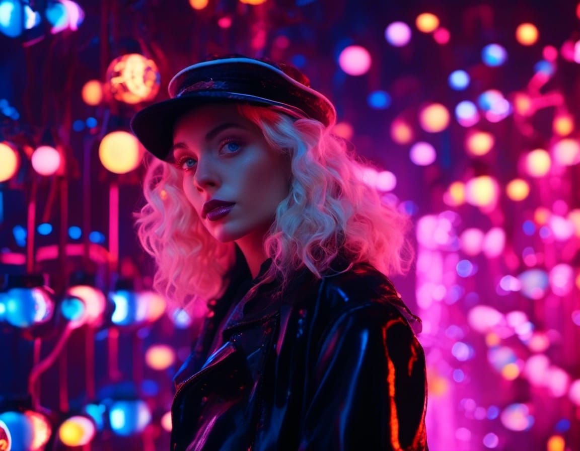 Emma Myers as Enid Sinclair in Hyperreal Style