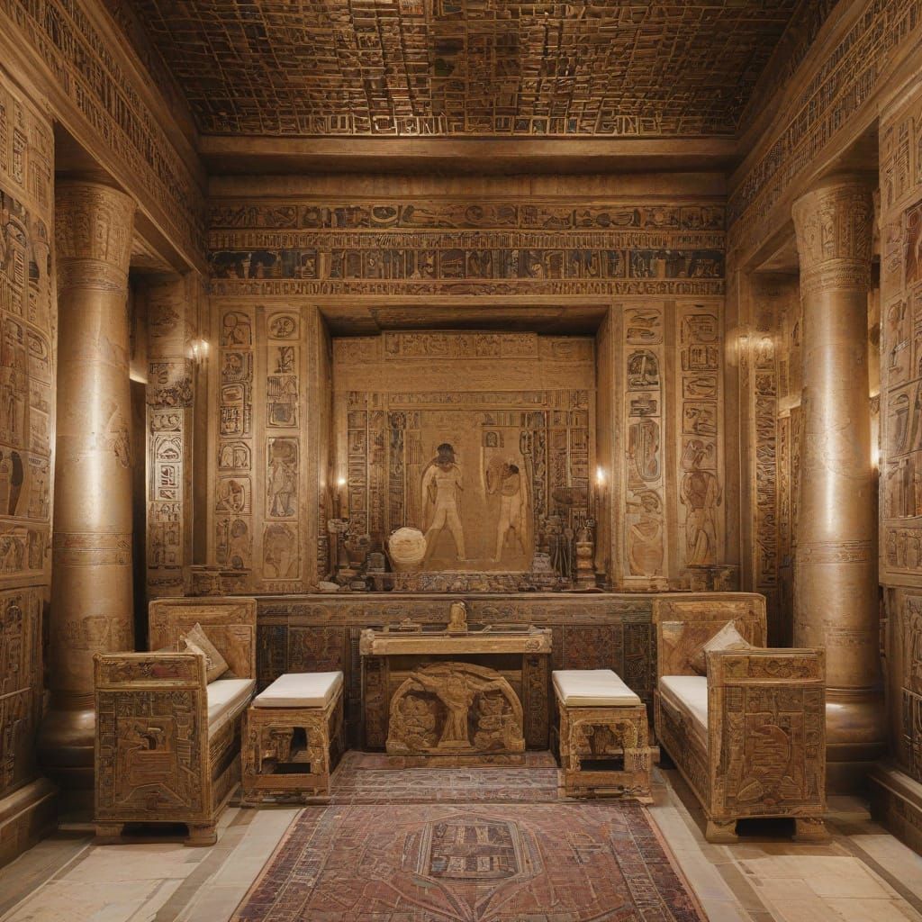 Egyptian throne room