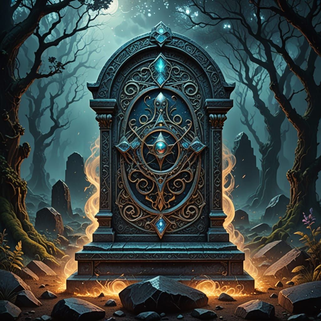 Astral Tombstone in Ethereal Realms