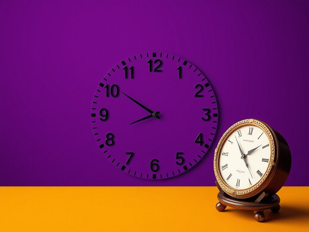 Clockpunk Majolica in Purple and Yellow-Brown