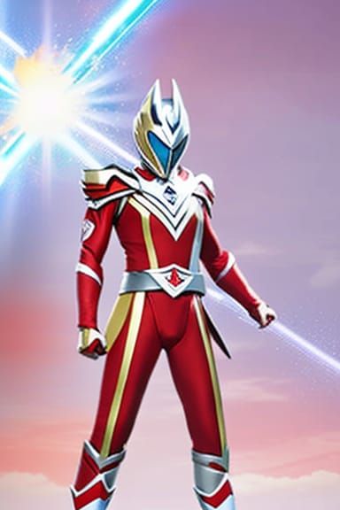 Tokusatsu Hero Amid Explosions Profile Picture