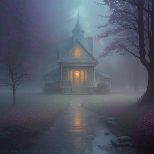 Ethereal Fantasy Portrait in Luminist Style