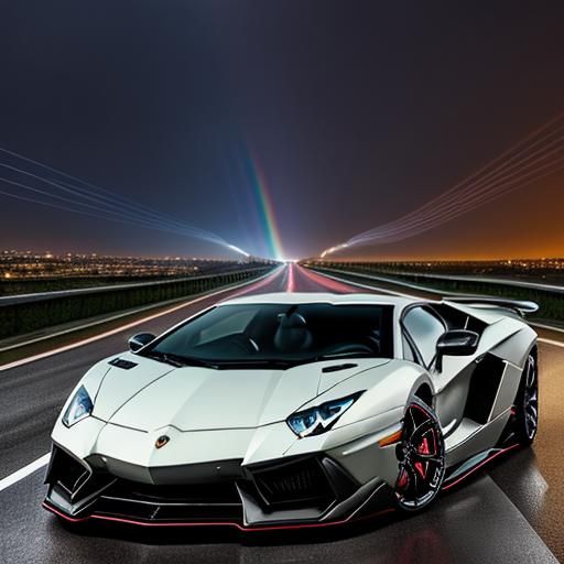 Anime Boys Drifting Supercars in Rainy Town