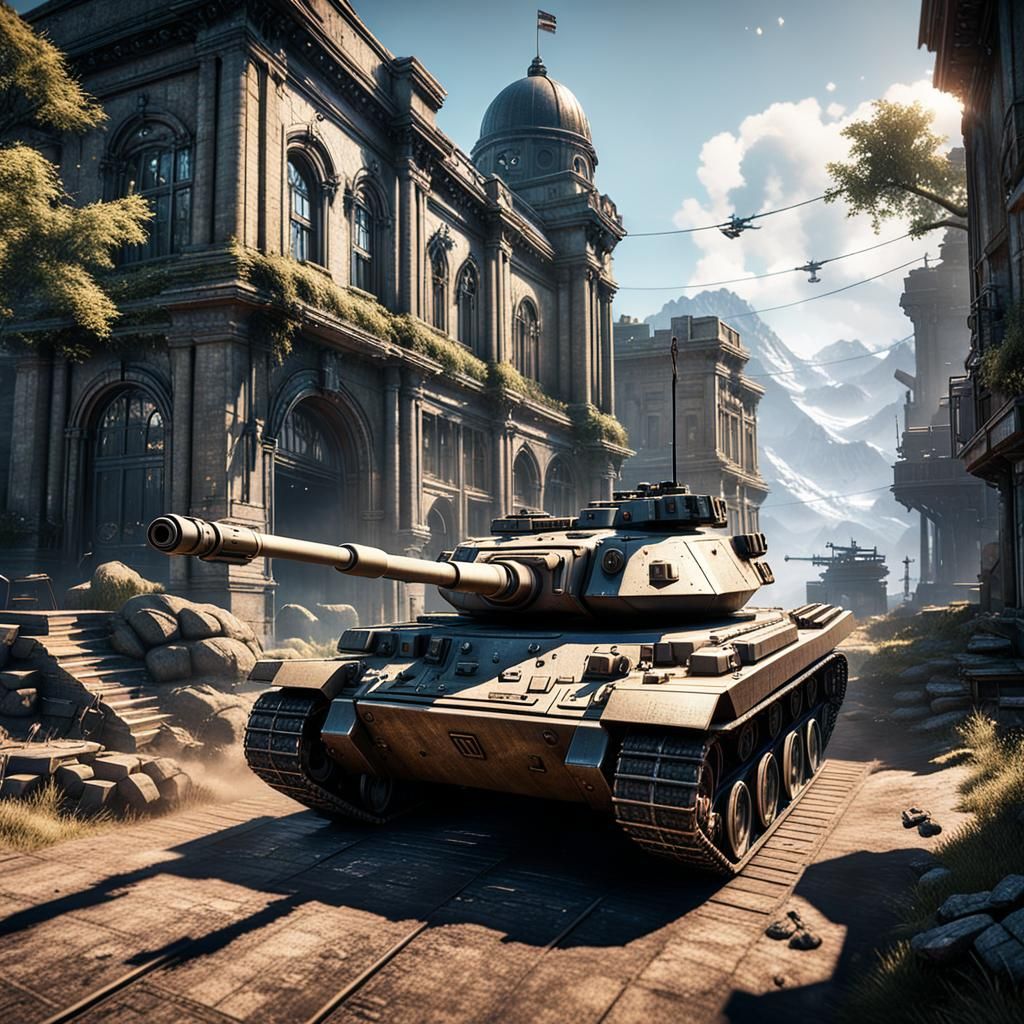 Epic 3D Game Cinematic Scene