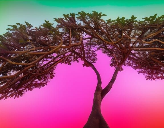 Abstract Banyan Tree Curves: A Natural Wonder