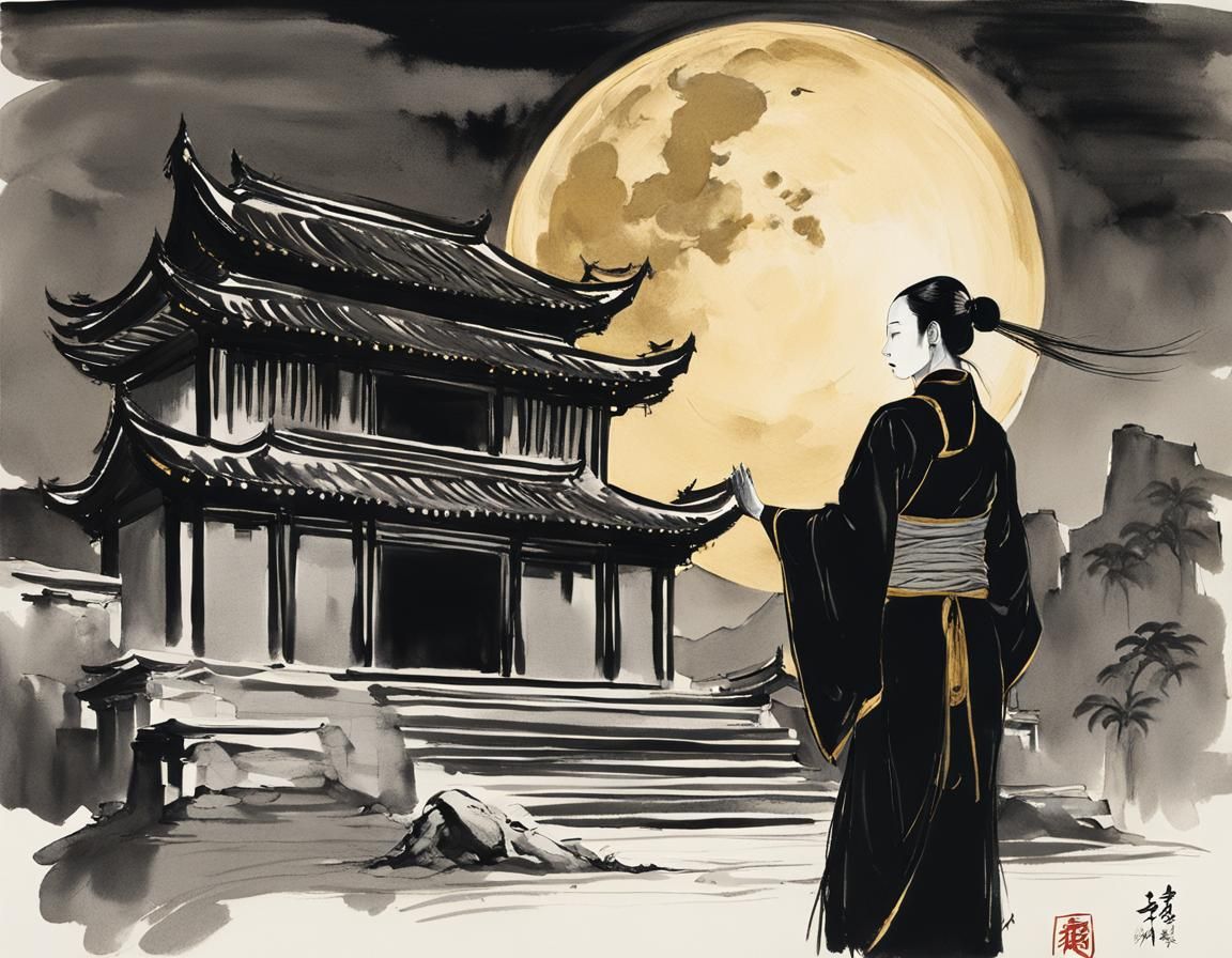 Female Monk in Tiger Stance: Chinese Art and Realism