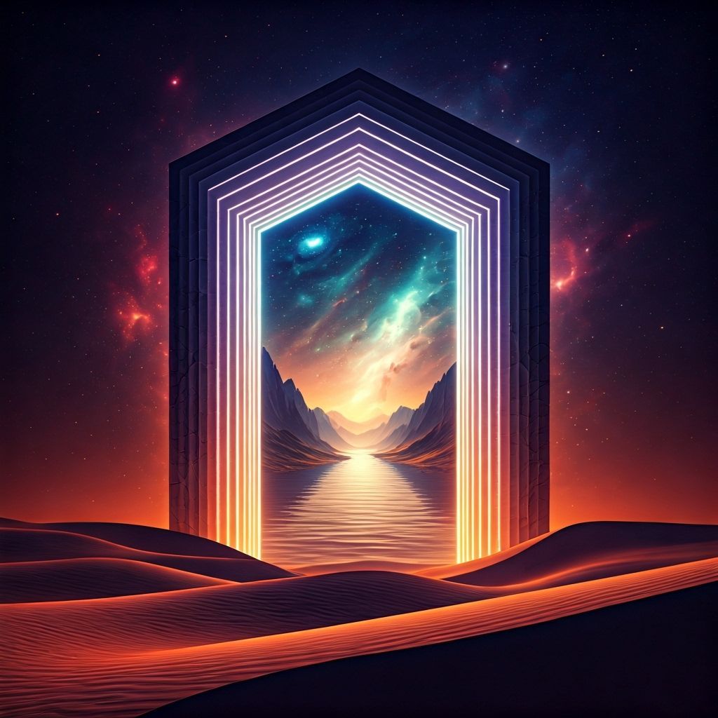 Cosmic Archway Portal to Another Dimension