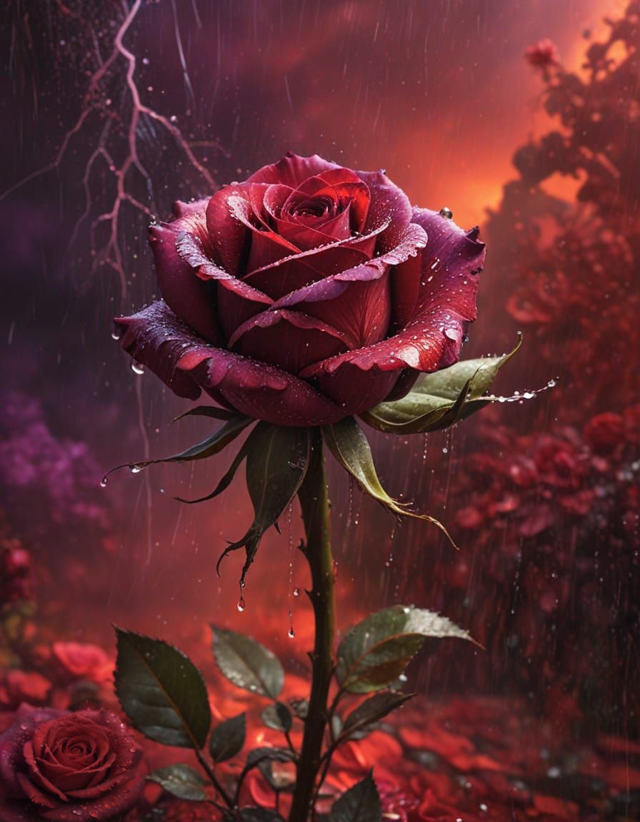 Stormy Rose in Extreme Grunge Style