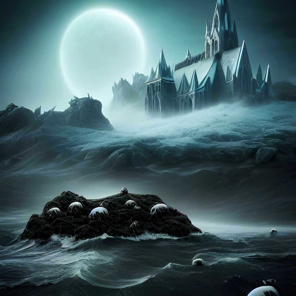 Aquatic Panda Invasion on Frozen Island