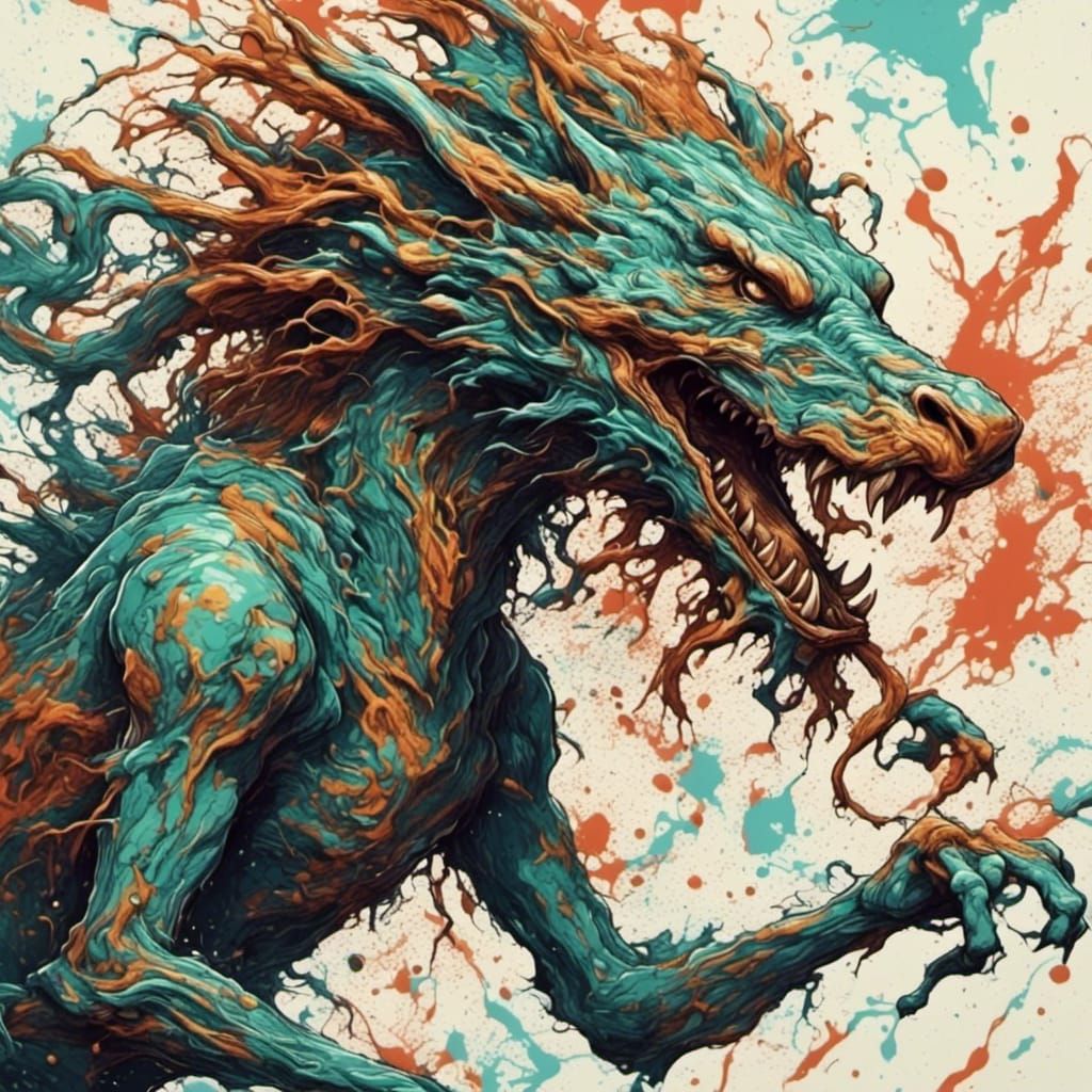 Playful Fingers Tickling Skin, Whimsical Art