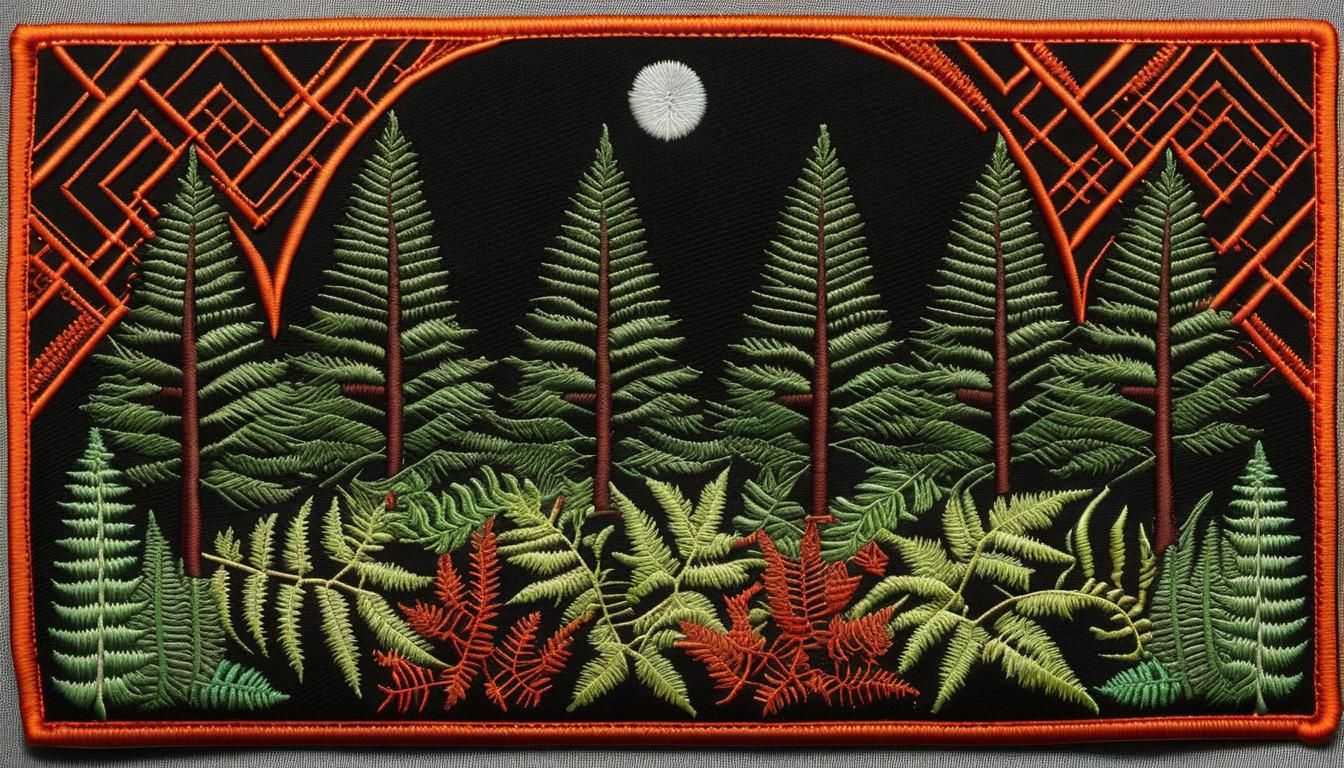 Geometric Fractal Tessellation in Escher Style