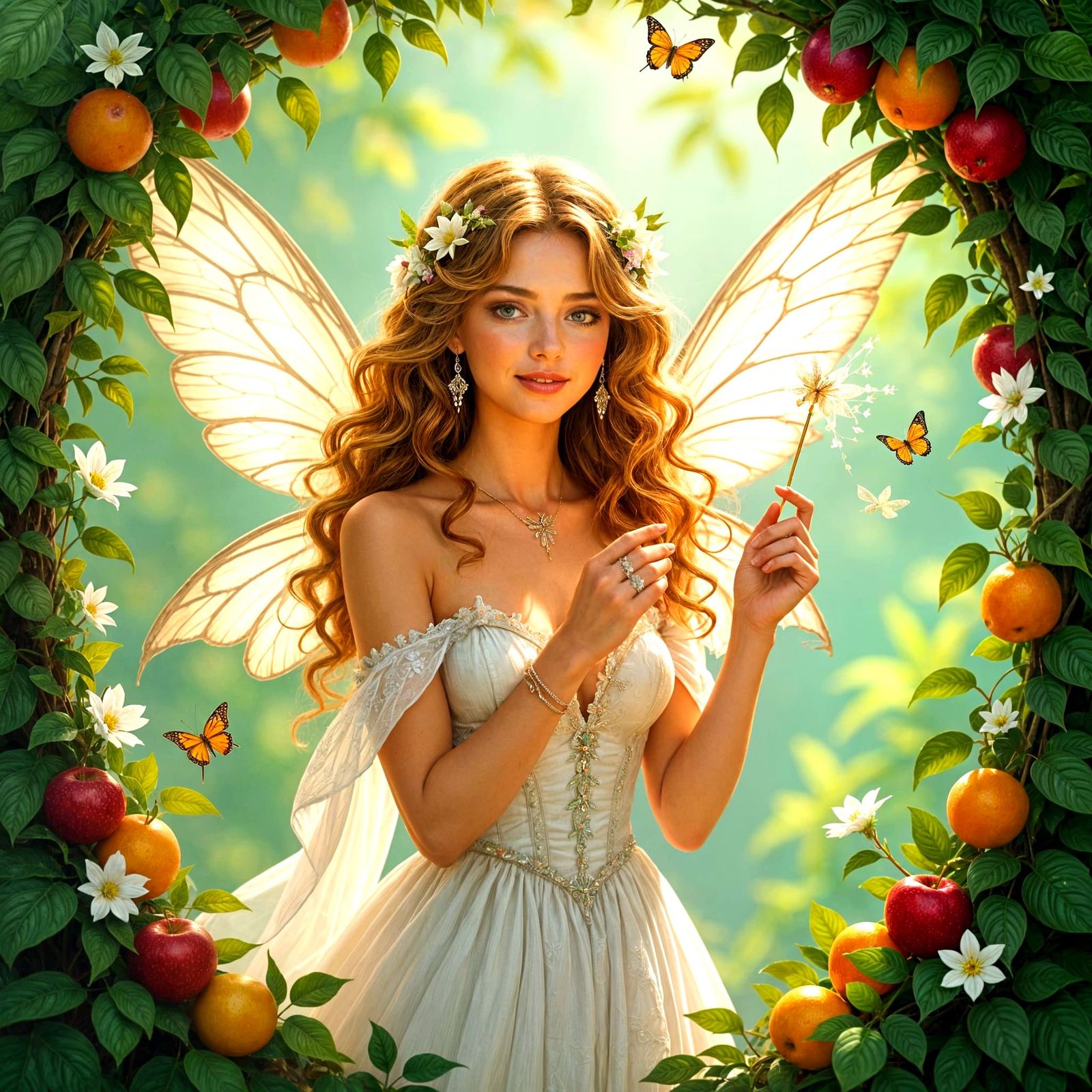 Whimsical Wedding Faerie Blessing in Fantastical Style